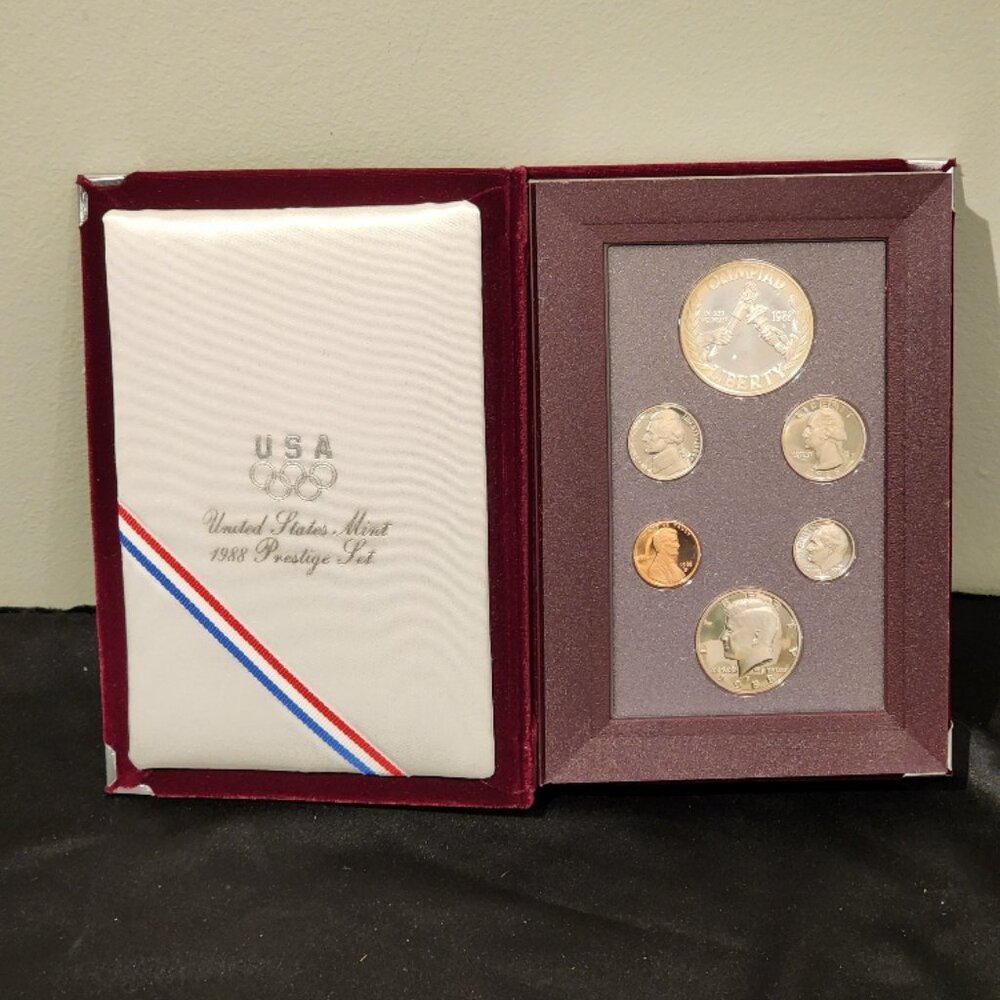 1988-S US Mint Prestige Coin Set with COA OGP